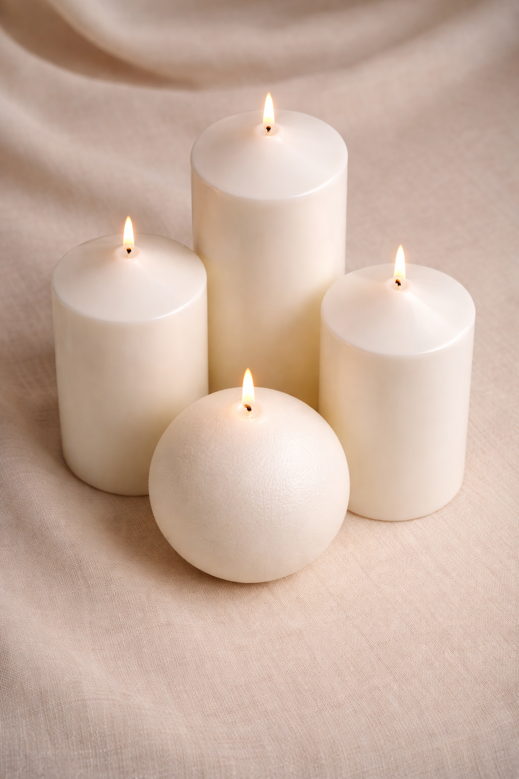 4 Hand Poured Candles