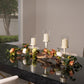 Ivory Candle Holders Table top Decor Arrangement for Dining Room